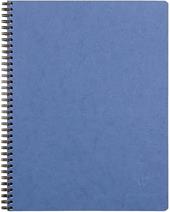 Age Bag Taccuino A4 + spiralato 22,5x29,7cm, 160 pagine, 4 fori a quadretti 5x5 Blu