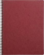 Age Bag Taccuino A4 + spiralato 22,5x29,7cm, 160 pagine, 4 fori a righe Rosso