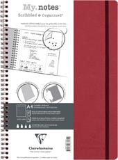 Quaderno spiralato Age Bag, My.Notes 21x29,7 marg.stacc 60F DOT Red