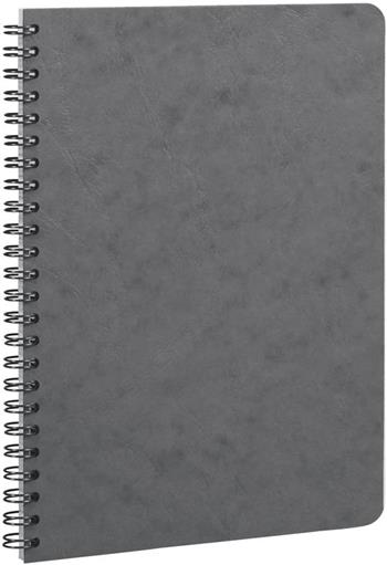 Quaderno Age Bag con spirale medium a righe. Grigio  Clairefontaine 2018 | Libraccio.it