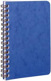 Quaderno Age Bag con spirale pocket a righe. Blu