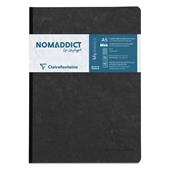 Quaderno Age Bag brossurato medium a quadretti. Nero
