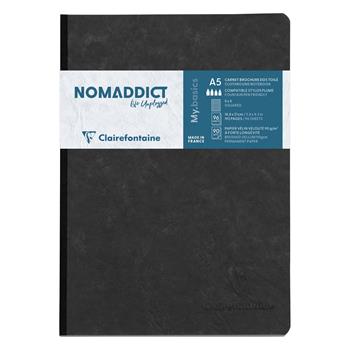 Quaderno Age Bag brossurato medium a quadretti. Nero  Clairefontaine 2018 | Libraccio.it