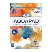 Aquapad Maxi Blocco A6 50 fogli 300 g grana medio fine bianco