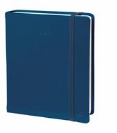 Agenda settimanale 2026, Quo Vadis, 13 mesi, Esecutivo PREST fas, multingue, Silk blu, con elastico - 16 x 16 cm&#160;