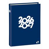 Agenda Quo Vadis TEXTAGENDA 2026-2027, 16 Mesi, giornaliera, Tropika Blu marine, italiano, Sept/Dec - 12 x 17 cm