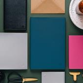 Agenda settimanale 2026, Quo Vadis, 13 mesi, Planital, con rubrica, italiano, Soho blu acciaio - 9 x 12,5 cm&#160;