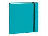 Agenda Settimanale Quo Vadis 2027, 13 mesi, Esecutivo Prestige, multilingue, Silk turchese - 16 x 16 cm