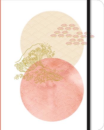 Notebook Esprit Japon Onda Copertina Rig. cm 10x12 5  Esprit Japon 2024 | Libraccio.it