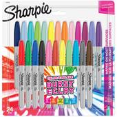 Marcatore SHARPIE FINE "COLOL BURST" - in blister da 24 pz. assortiti