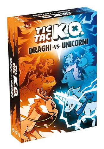 TIC TAC K.O. - Dragons Vs. Unicorns - ITA. Gioco da tavolo  Asmodee 2023 | Libraccio.it