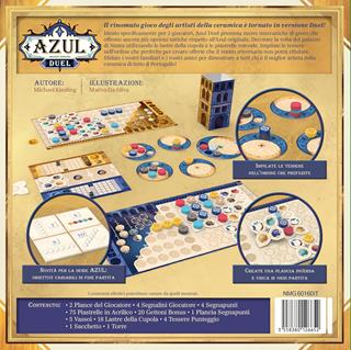 Azul Duel. Gioco da tavolo  Asmodee 2025 | Libraccio.it