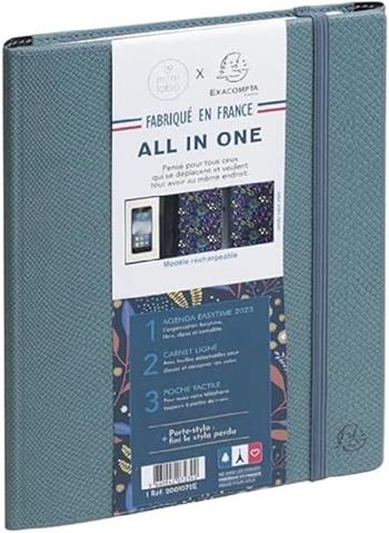 Agenda Quo Vadis 2026-2027, 16 mesi, settimanale, multilingue, Blu pavone, con elastico - 15 x 21 cm  Quo Vadis 2023 | Libraccio.it