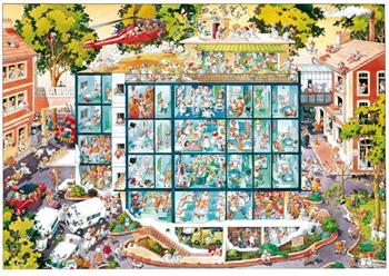 Puzzle 2000 pz Triangolare - Emergency Room, Loup  Heye 2023 | Libraccio.it