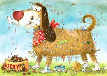 Puzzle 1000 pz Triangolare - Dog's Life, Degano  Heye 2023 | Libraccio.it