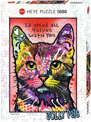 Puzzle 1000 pz - 9 Lives, Jolly Pets  Heye 2023 | Libraccio.it