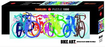 Puzzle 1000 pz Panorama - Colourful Row, AvH  Heye 2023 | Libraccio.it
