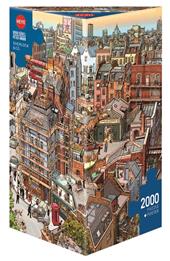 Puzzle 2000 pz Triangolare - Sherlock & Co., G&#246;bel/Knorr