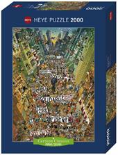 Puzzle 2000 pz - Protest!, Cartoon Classics