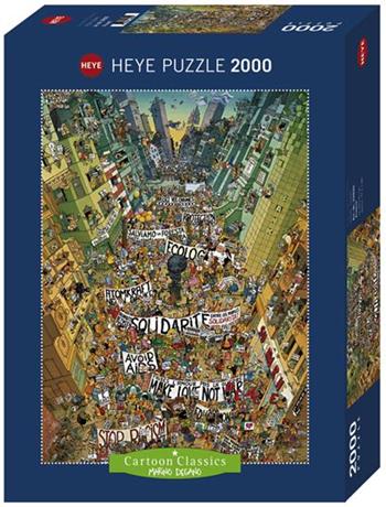 Puzzle 2000 pz - Protest!, Cartoon Classics  Heye 2023 | Libraccio.it