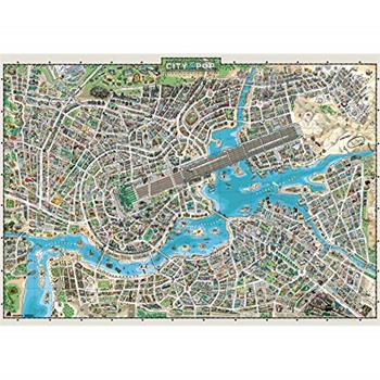 Puzzle 2000 pz - City of Pop, Map Art  Heye 2023 | Libraccio.it