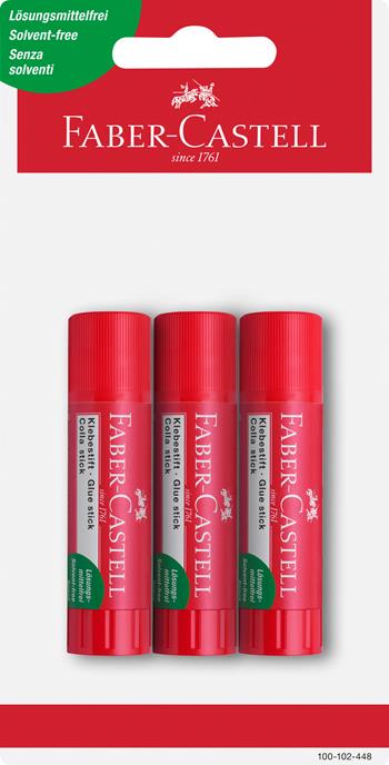 Blister 3 tubi di colle da gr. 10  Faber-Castell 2023 | Libraccio.it