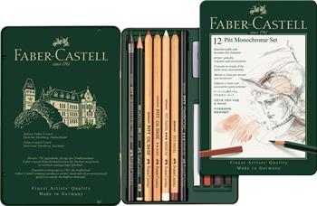 Set metallo Pitt small - assortito, 12 pezzi  Faber-Castell 2022 | Libraccio.it