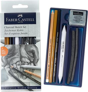 Set Carboncino Sketch Goldfaber Faber-Castell  Faber-Castell 2019 | Libraccio.it