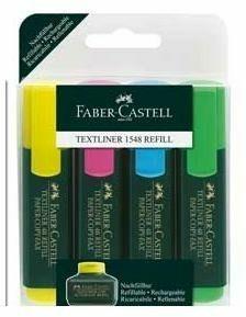 Evidenziatori Faber-Castell Textliner super Fluo. Astuccio 4 colori  Faber-Castell 2023 | Libraccio.it