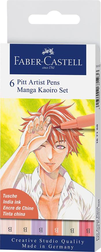 Pitt Artist Pen Manga Set Kaoiro Faber-Castell, tratto B per viso e capelli  Faber-Castell 2019 | Libraccio.it