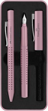 Set regalo Grip 2010 Harmony 1 penna stilografica larghezza di tratto M e 1 penna s fera 2010 Harmony M, rose shadows