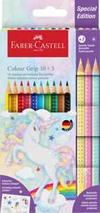 Image of 10 matite colorate Colour Grip + 3 matite colorate Sparkle pastel...