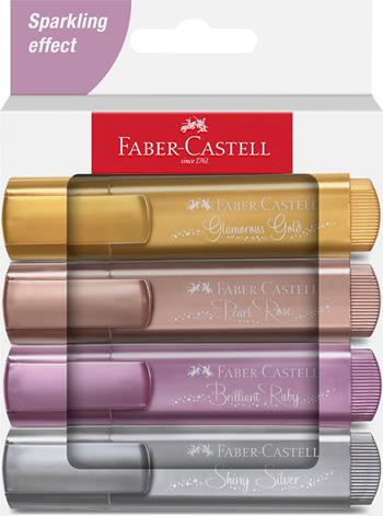 Faber Castell Set Evidenziatori TL 46 Metallic cartone 4x  Faber-Castell 2025 | Libraccio.it