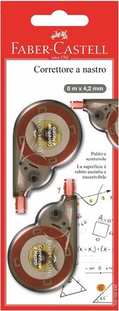 Blister 2 correttori a nastro 8 mt x 4,1 mm