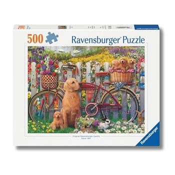 Puzzle Ravensburger Amici pelosi in giardino 500 pezzi  Ravensburger 2026 | Libraccio.it