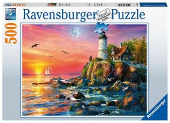 Ravensburger - Puzzle Faro alla Sera, 500 Pezzi, Puzzle Adulti  Ravensburger 2024 | Libraccio.it
