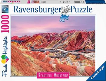 Ravensburger - Puzzle Montagne Arcobaleno, Cina, Collezione Beautiful Mountains, 1000 Pezzi, Puzzle Adulti  Ravensburger 2024 | Libraccio.it