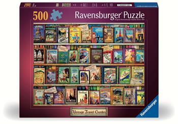 Puzzle Ravensburger Viaggi Vintage 500 pezzi  Ravensburger 2026 | Libraccio.it