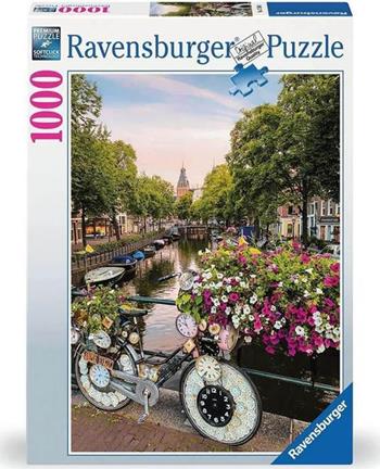 Ravensburger - Puzzle Biciclette ad Amsterdam, 1000 Pezzi, Puzzle Adulti  Ravensburger 2024 | Libraccio.it