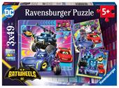 Ravensburger - Puzzle Batwheels, Collezione 3x49, 3 Puzzle da 49 Pezzi, Et&#224; Raccomandata 5+ Anni