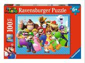 Ravensburger - Puzzle Super Mario 100 Pezzi XXL, Et&#224; Raccomandata 6+ Anni