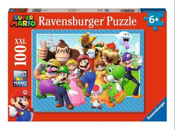 Ravensburger - Puzzle Super Mario 100 Pezzi XXL, Et&#224; Raccomandata 6+ Anni  Ravensburger 2024 | Libraccio.it