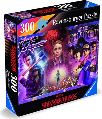Puzzle Ravensburger Stranger Things 300 pezzi  Ravensburger 2026 | Libraccio.it