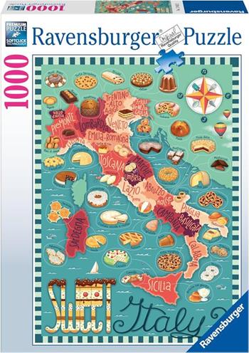 Ravensburger - Puzzle Tour del dolce in Italia, 1000 Pezzi, Idea regalo, per Lei o Lui, Puzzle Adulti  Ravensburger 2024 | Libraccio.it