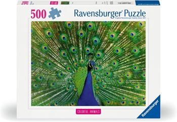 Ravensburger - Puzzle Pavone, 500 pz  Ravensburger 2025 | Libraccio.it