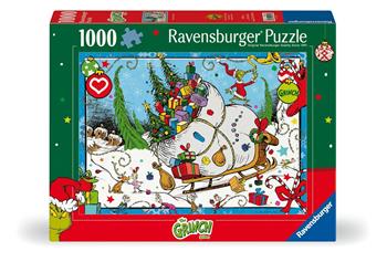 Ravensburger - Puzzle Il Grinch per Adulti e Ragazzi, 1000 Pezzi, Idea Regalo per Lei o Lui, 70x50 cm  Ravensburger 2024 | Libraccio.it