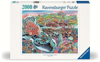 Puzzle Ravensburger Favola marina 2000 pezzi  Ravensburger 2026 | Libraccio.it