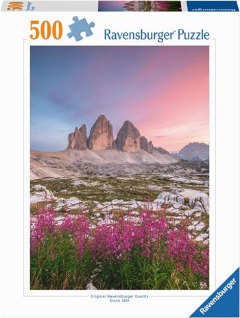 Puzzle Le Tre Cime di Lavaredo, Marcello Grassi, 500 Pezzi, Puzzle Adulti  Ravensburger 2025 | Libraccio.it