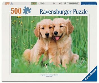Puzzle Ravensburger Puppies Collection: i fratelli Golden Retriever 500 pezzi  Ravensburger 2026 | Libraccio.it