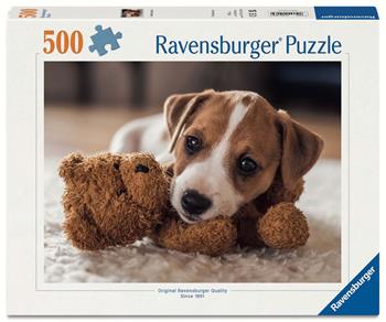Puzzle Ravensburger Puppies Collection: cagnolino e orsacchiotto 500 pezzi  Ravensburger 2026 | Libraccio.it